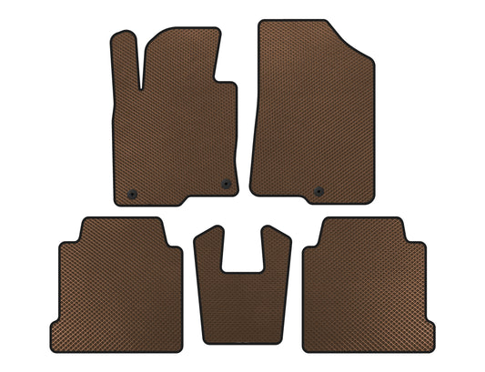 EVA Floor Mats (Brown) for Kia Cadenza 2016- - image 1