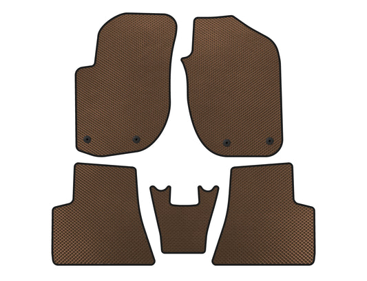 EVA Floor Mats (Brown) for Land Rover Freelander I 1997-2006 - image 1