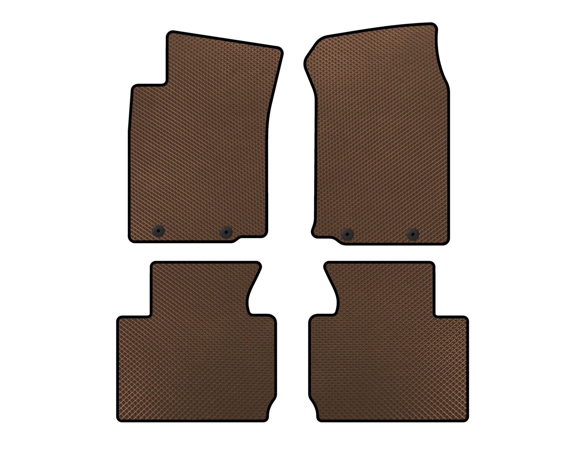 EVA Floor Mats (Brown) for Toyota Tacoma 2004-2015 - image 1