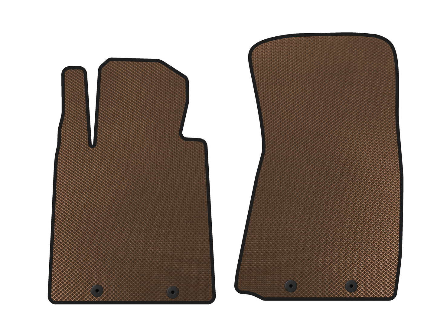 EVA Floor Mats (Coupe, Brown) for Nissan 370Z 2008-2021 - image 1