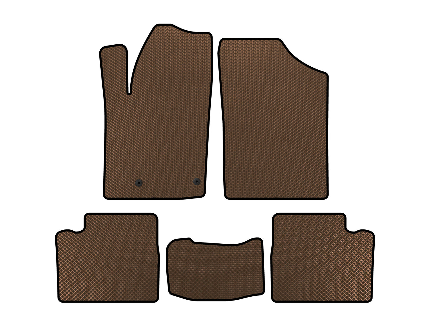 EVA Floor Mats (Brown) for Citroen Berlingo 1996-2008 - image 1