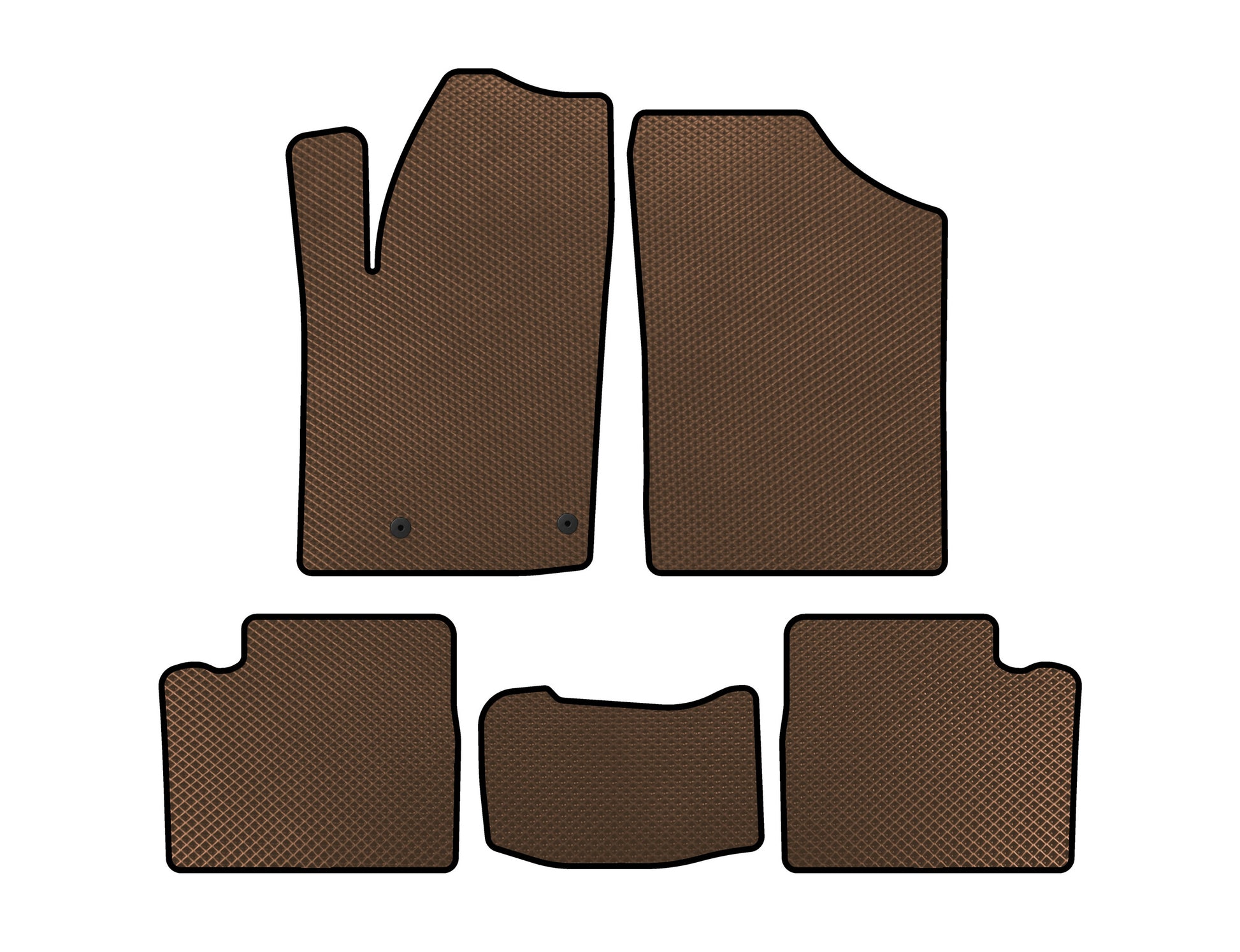 EVA Floor Mats (Brown) for Citroen Berlingo 1996-2008 - image 1