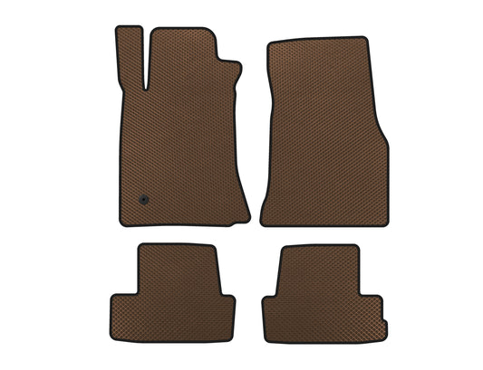 EVA floor mats (2005-2009, GT, Coupe, Brown) for Ford Mustang 2005-2014 - image 1
