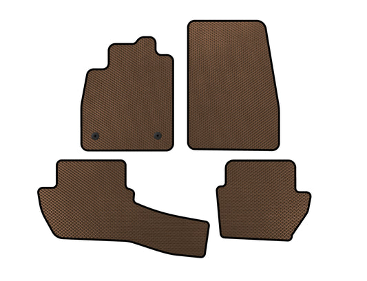 EVA Floor Mats (Brown) for Ford Fiesta 2017- - image 1