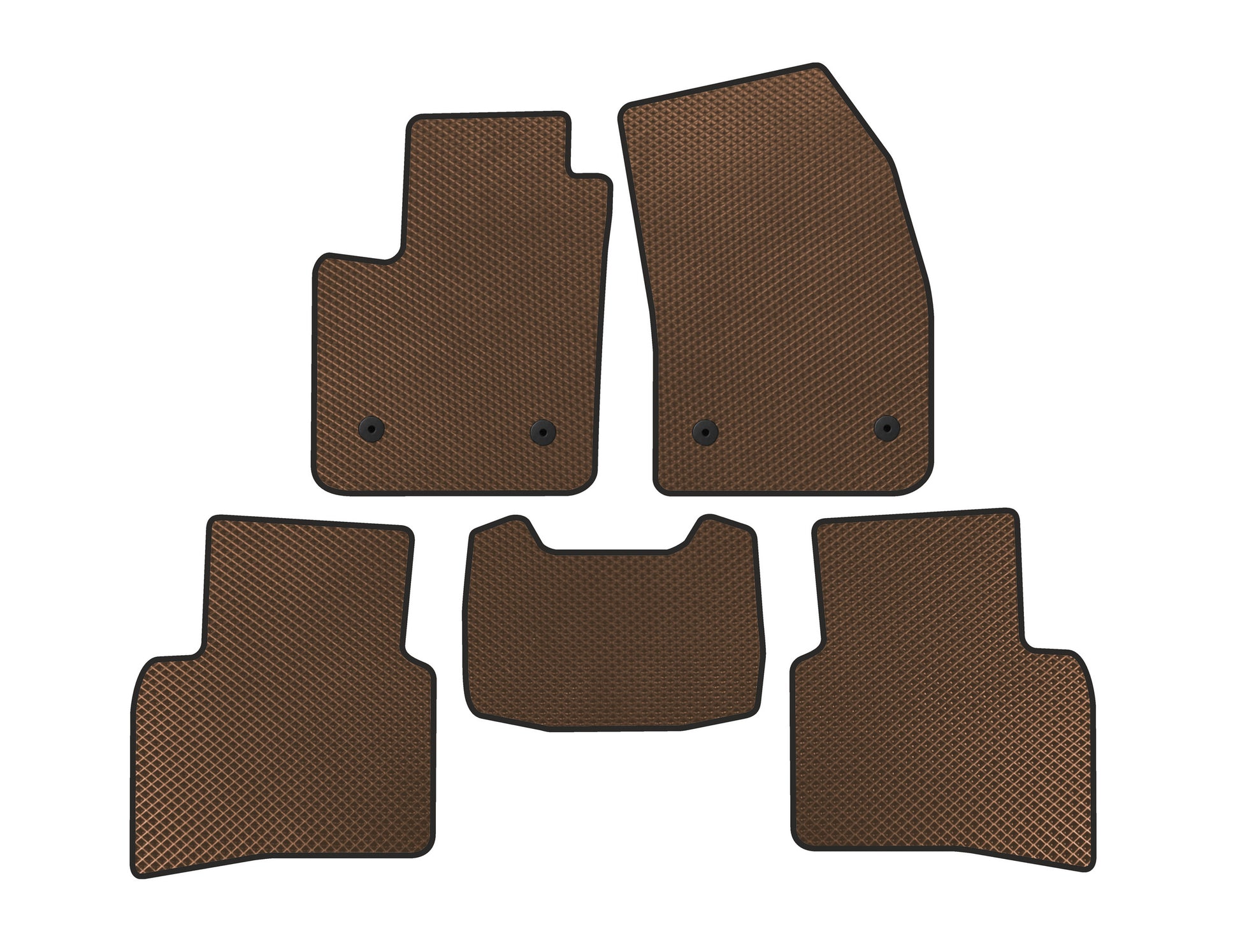 EVA Floor Mats (Brown) for Cadillac XT4 2018- - image 1