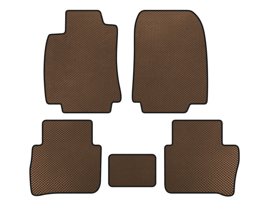 EVA Floor Mats (HB, Brown) for Nissan Tiida 2011-2014 - image 1