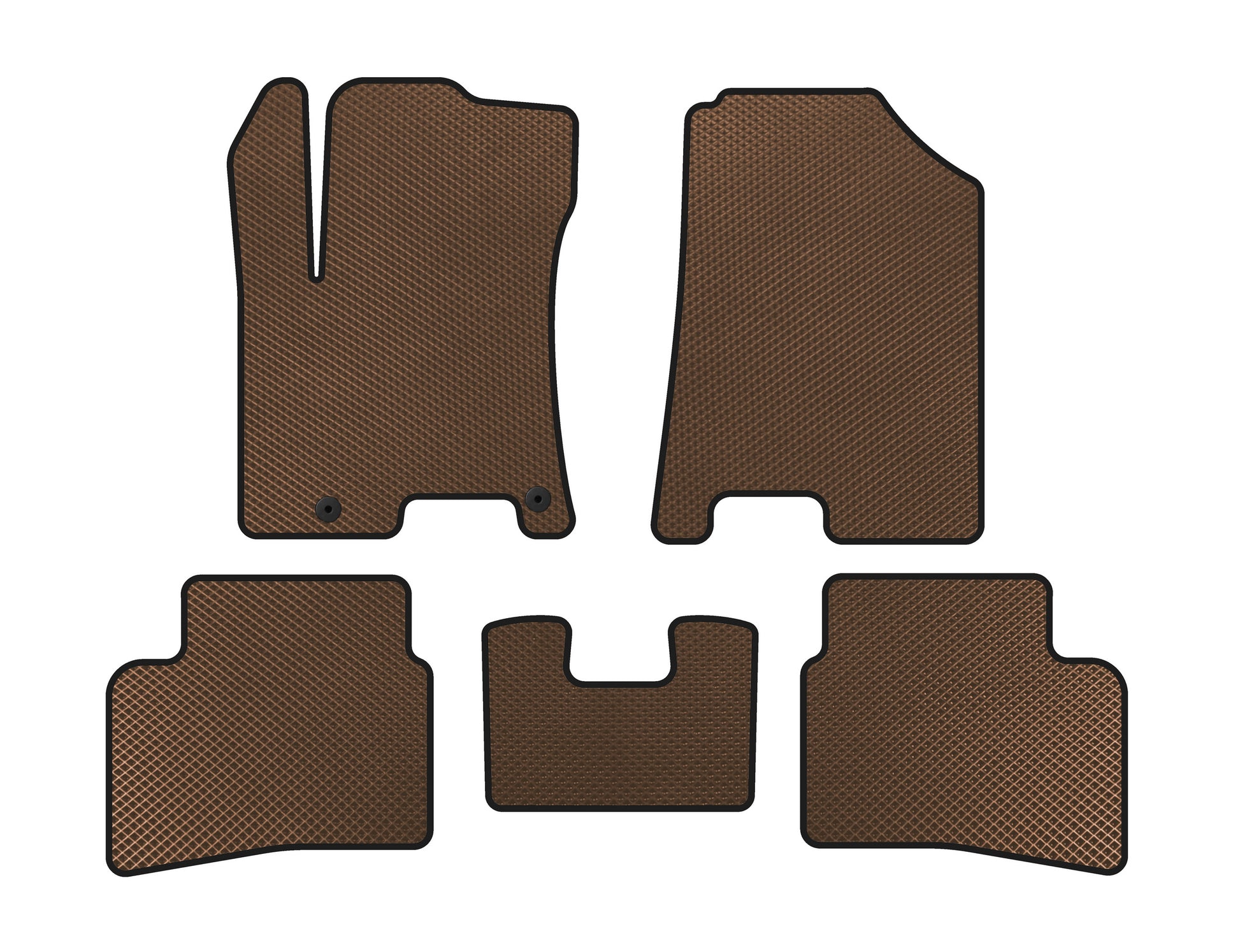EVA Floor Mats (Brown) for Hyundai Venue 2019- - image 1