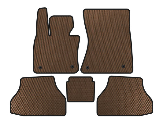 EVA Floor Mats V2 (Brown) for BMW X6 E-71 2008-2014 - image 1