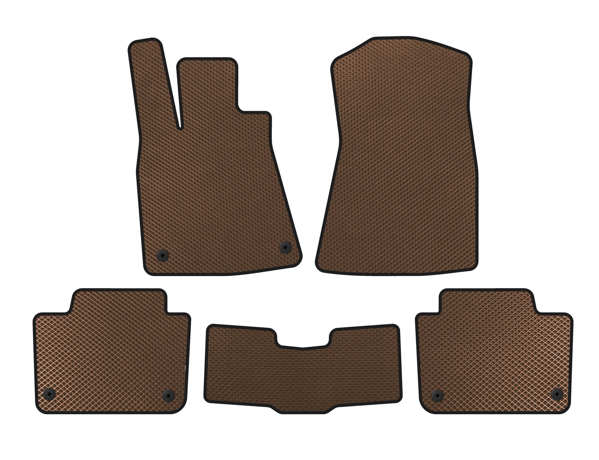 EVA Floor Mats (SD, Brown) for Lexus GS 2005-2011 - image 1