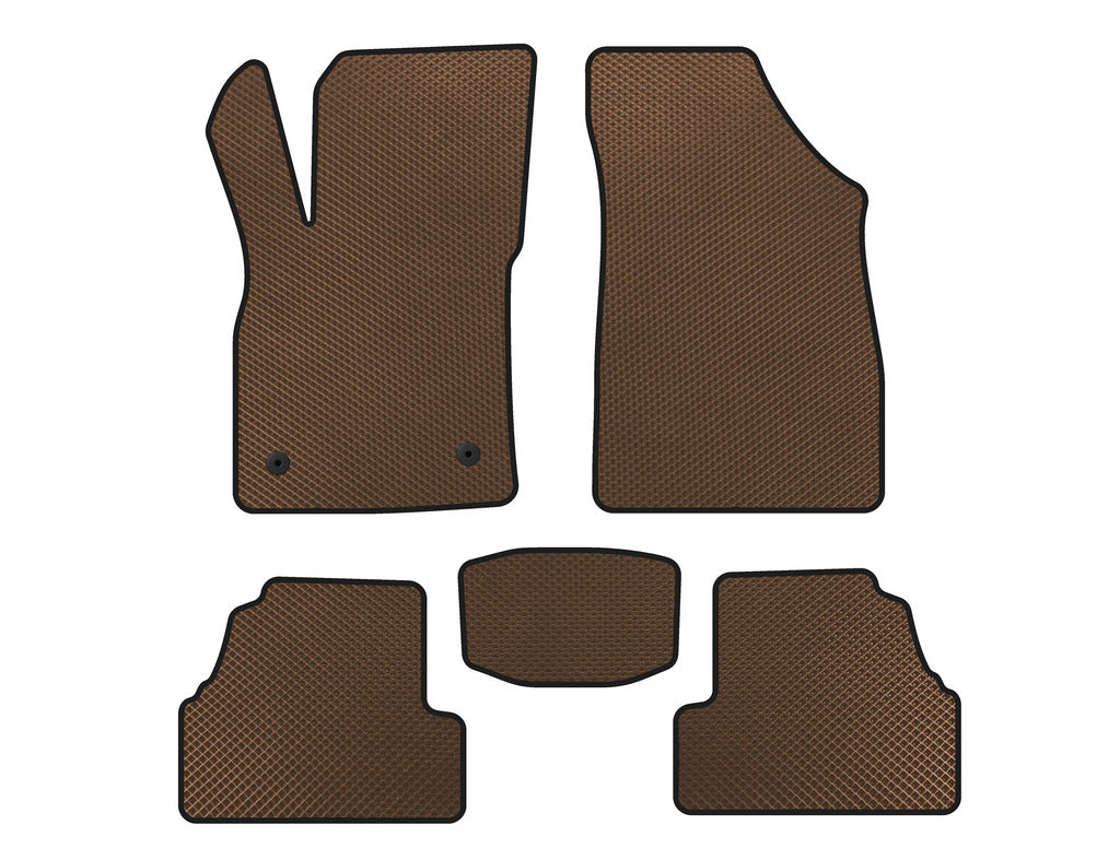 EVA Floor Mats (2019-2023, Brown) for Chevrolet Trax 2012-2023 - image 1