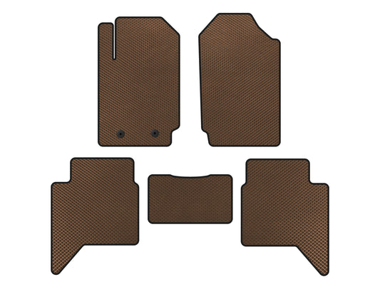 EVA Floor Mats (Brown) for Ford Ranger 2011-2022 - image 1