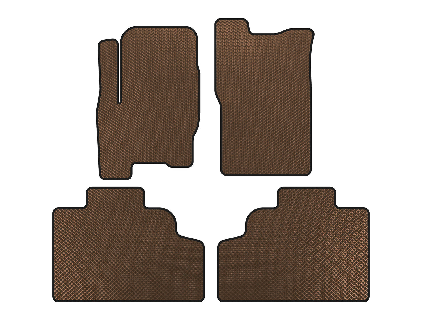 EVA Floor Mats (Brown) for SsangYong Korando 1997-2006 - image 1