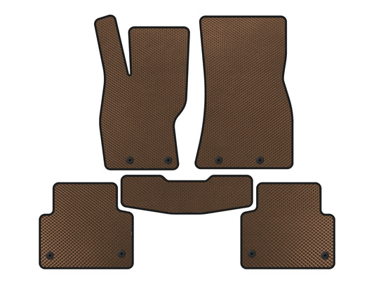 EVA Floor Mats (2011-2016, SD, Brown) for Jaguar XF 2009-2016 - image 1