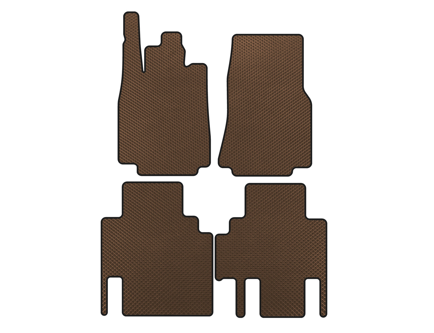 EVA Floor Mats (Brown) for Mercedes Vaneo W414 2001-2005 - image 1