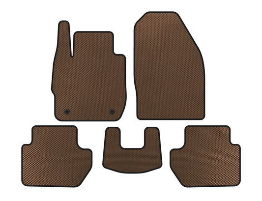 EVA Floor Mats (SD, Brown) for Ford Ka 2016- - image 1