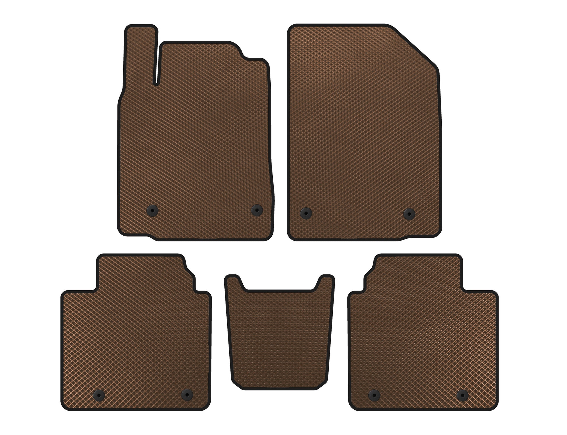 EVA Floor Mats (Brown) for Lexus ES 2006-2011 - image 1