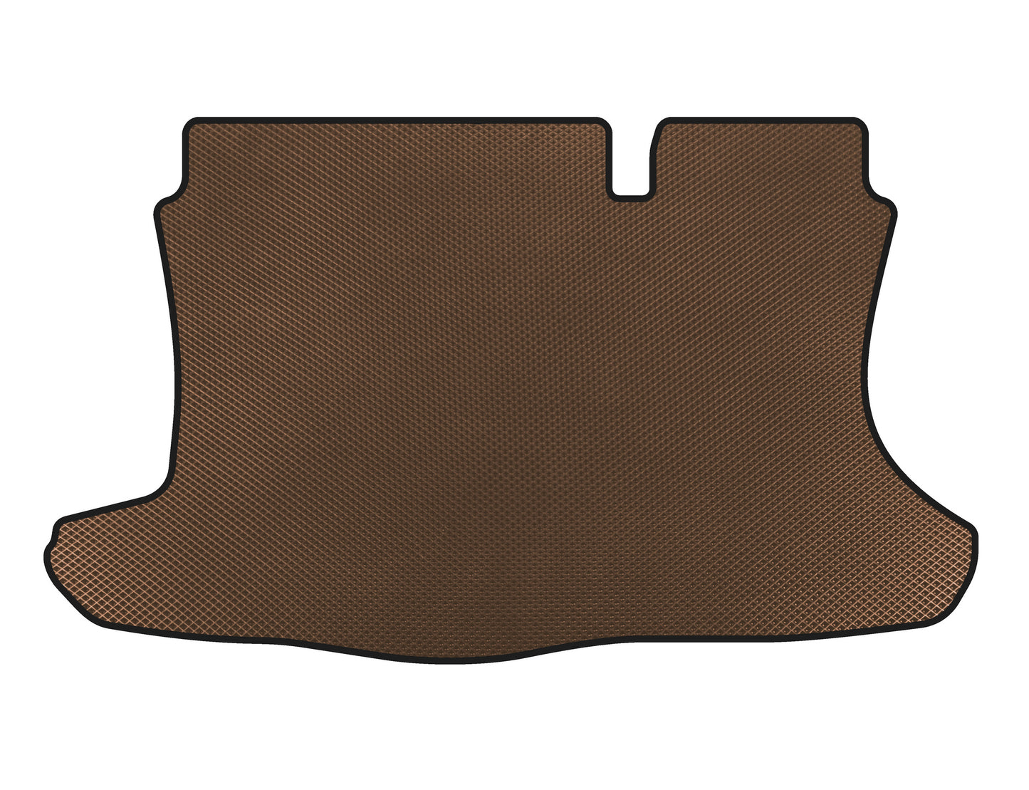 EVA Trunk Mat (2005-2012, HB, Brown) for Ford Fusion 2002-2009 - image 1
