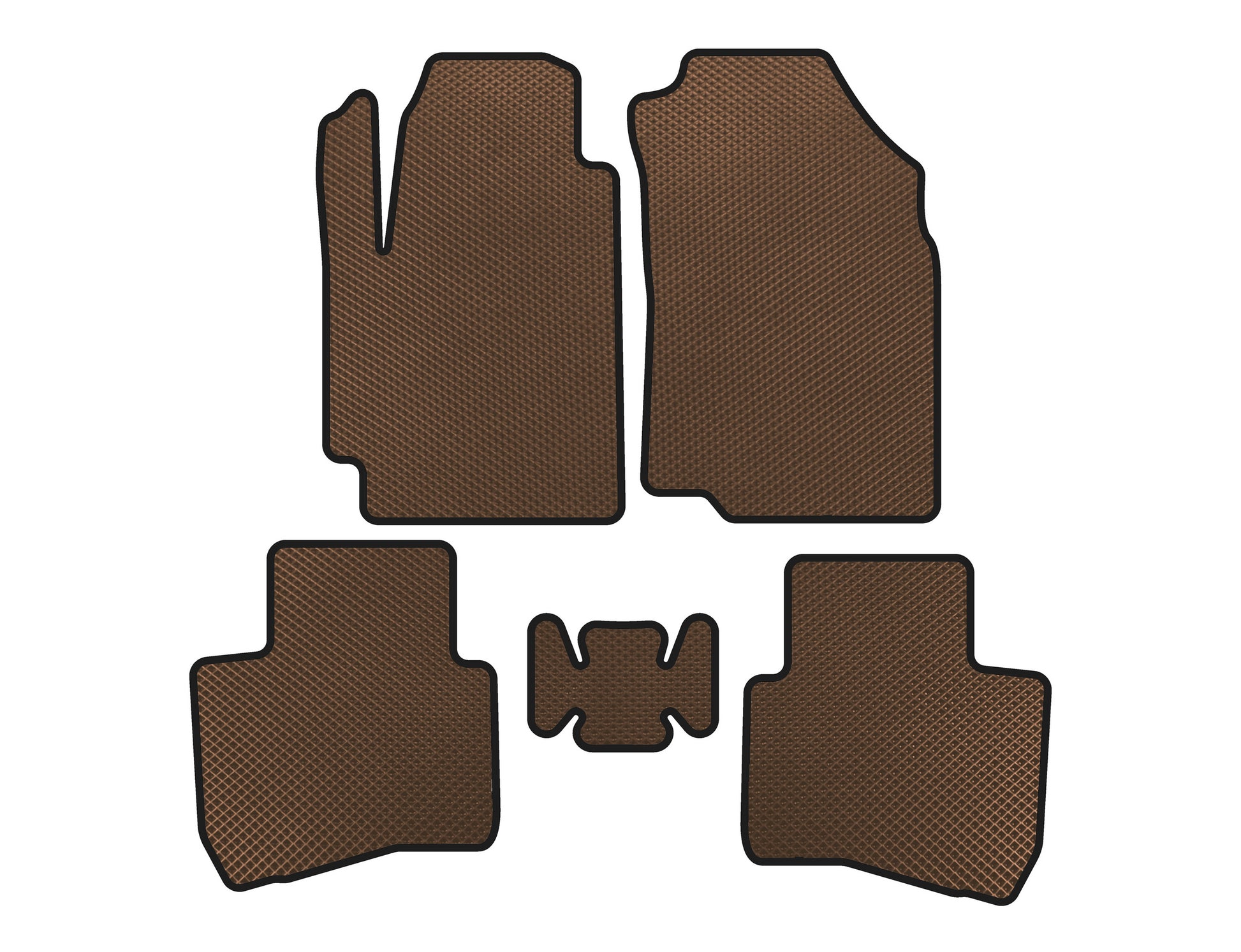 EVA Floor Mats (Brown) for JAC S2 2014-2020 - image 1