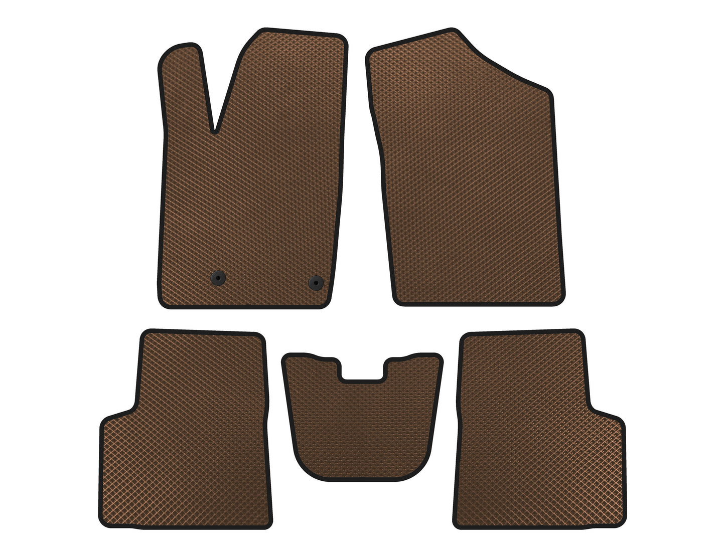 EVA Floor Mats (Brown) for Peugeot Partner 1996-2008 - image 1