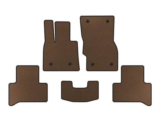 EVA Floor Mats (Brown) for Alfa Romeo Stelvio 2016- - image 1