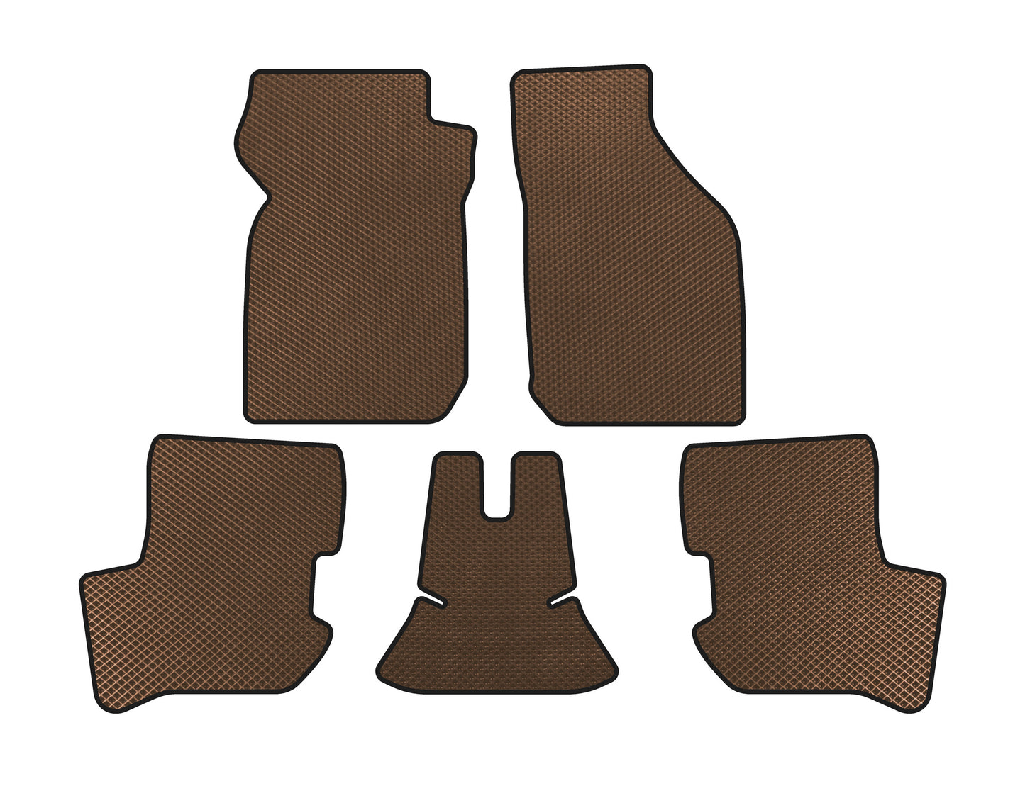 EVA Floor Mats (HB, Brown) for Ford Ka 1996-2008 - image 1