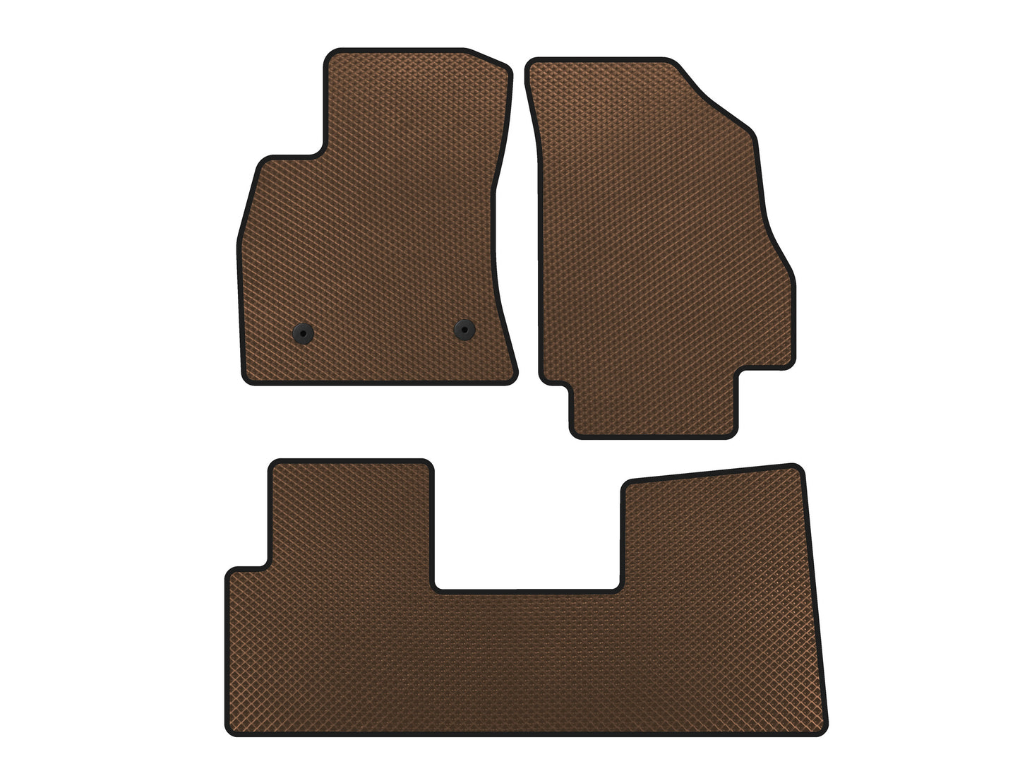 EVA Floor Mats (Brown) for Opel Combo 2012-2018 - image 1