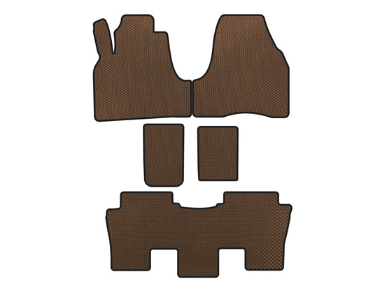 EVA Floor Mats (Brown) for Citroen C-8 2002-2014 - image 1