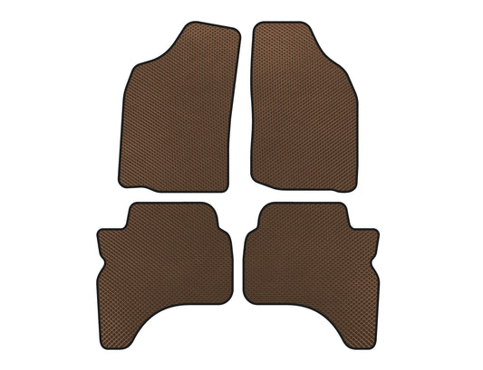 EVA Floor Mats (Brown) for Mitsubishi L200 1996-2006 - image 1