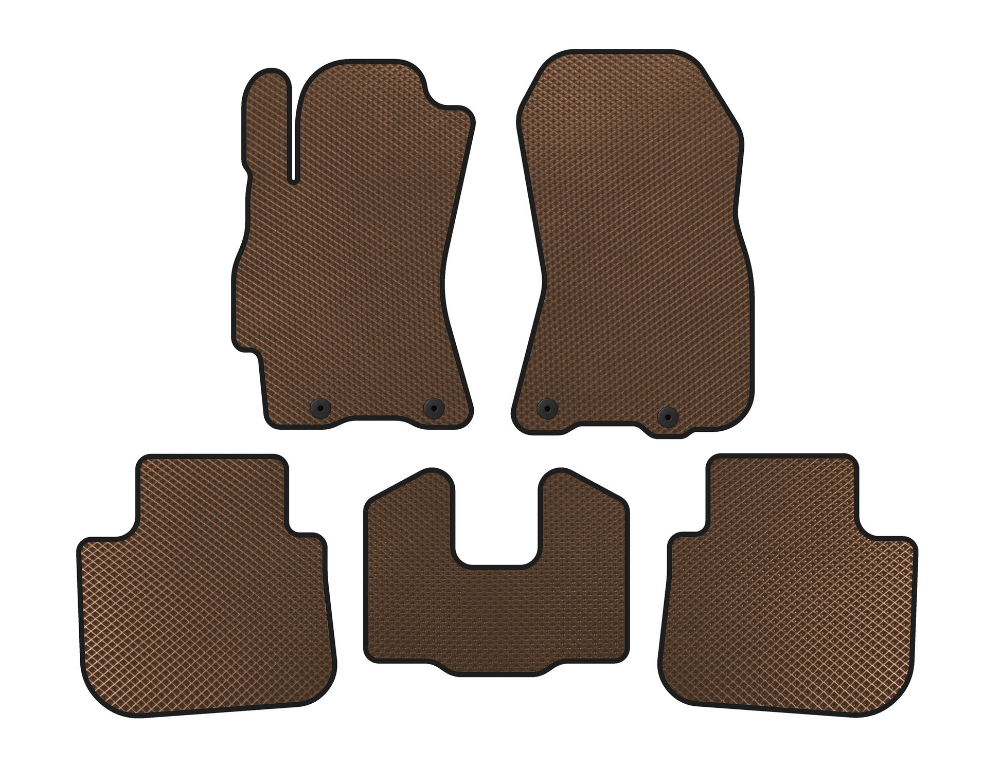 EVA Floor Mats (Brown) for Subaru Outback 2009-2014 - image 1