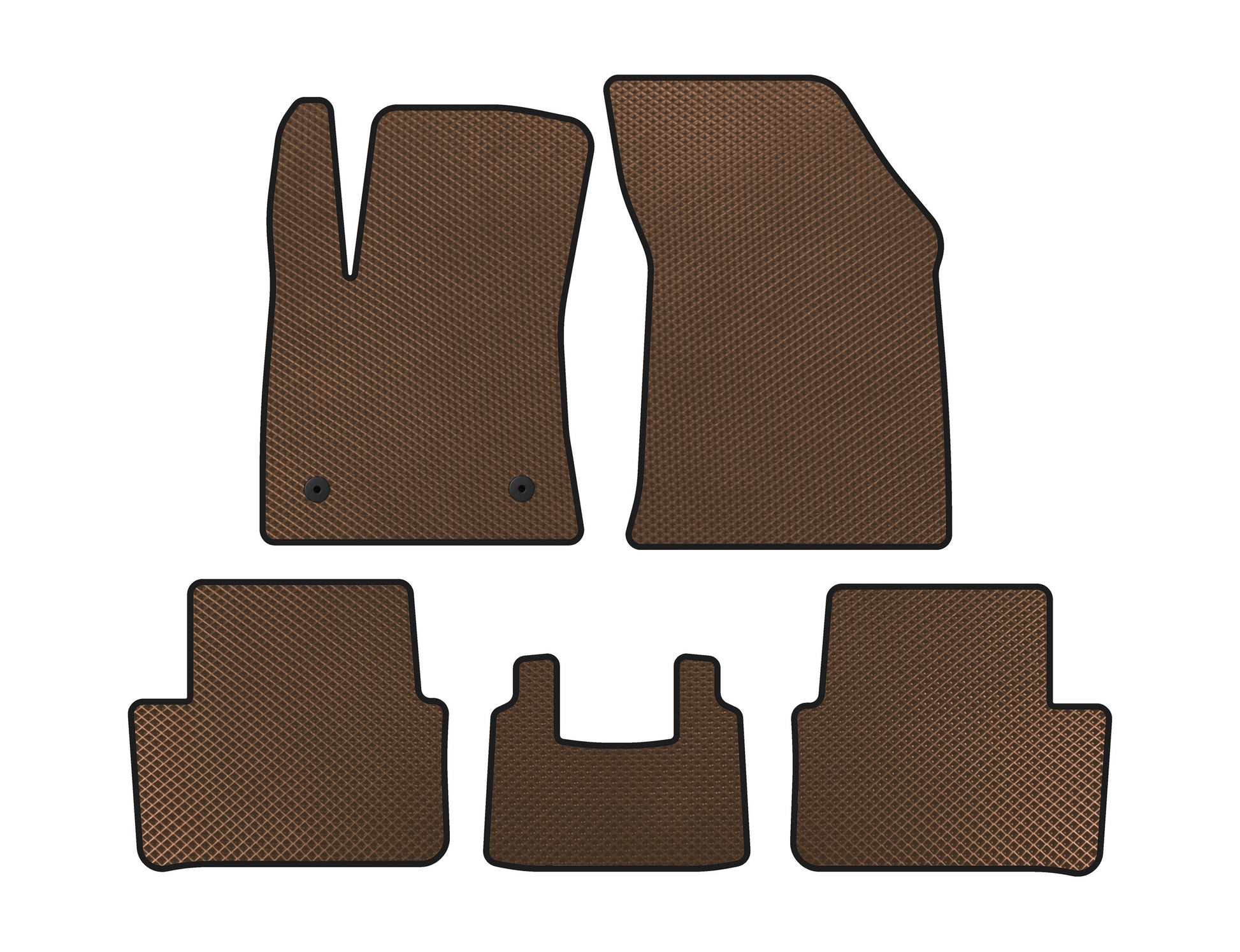 EVA Floor Mats (2016-2020, SW, Brown) for Renault Megane IV 2016-2025 - image 1