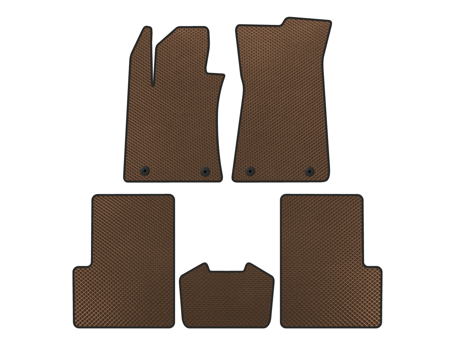 EVA Car Mats (2020-, Brown) for MG ZS 2017- - image 1