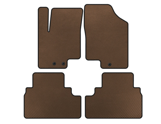 EVA Floor Mats (Brown) for Kia Venga 2010-2019 - image 1
