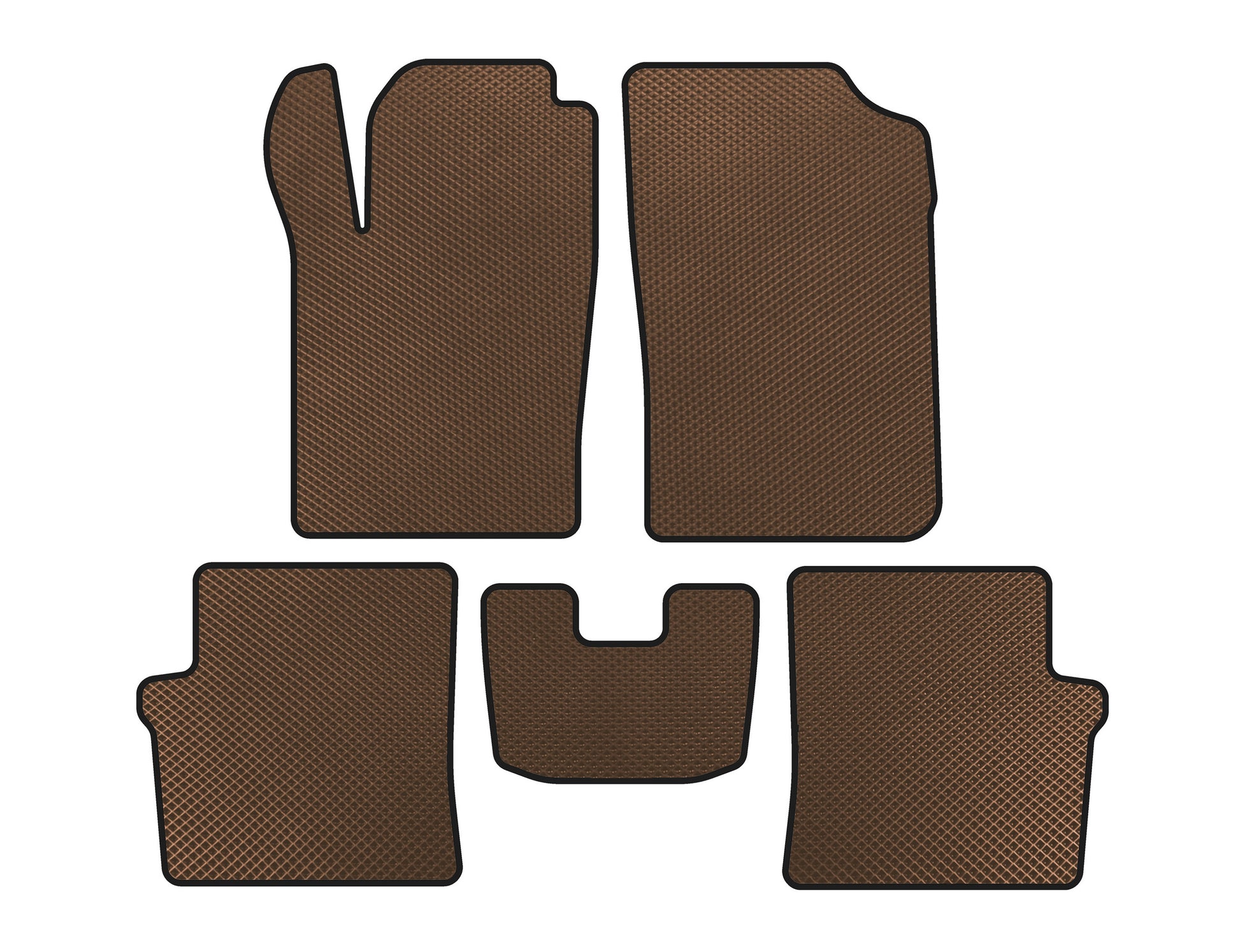 EVA Floor Mats (HB, 5-Door, Brown) for Citroen Xsara II 2000-2006 - image 1