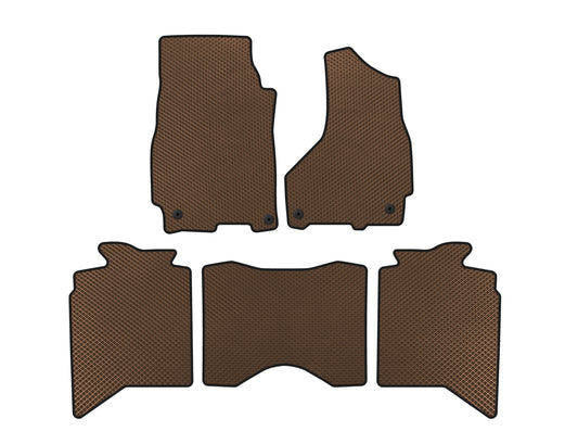 EVA Floor Mats (2013+, 5-Seater, Brown) for Dodge RAM - image 1