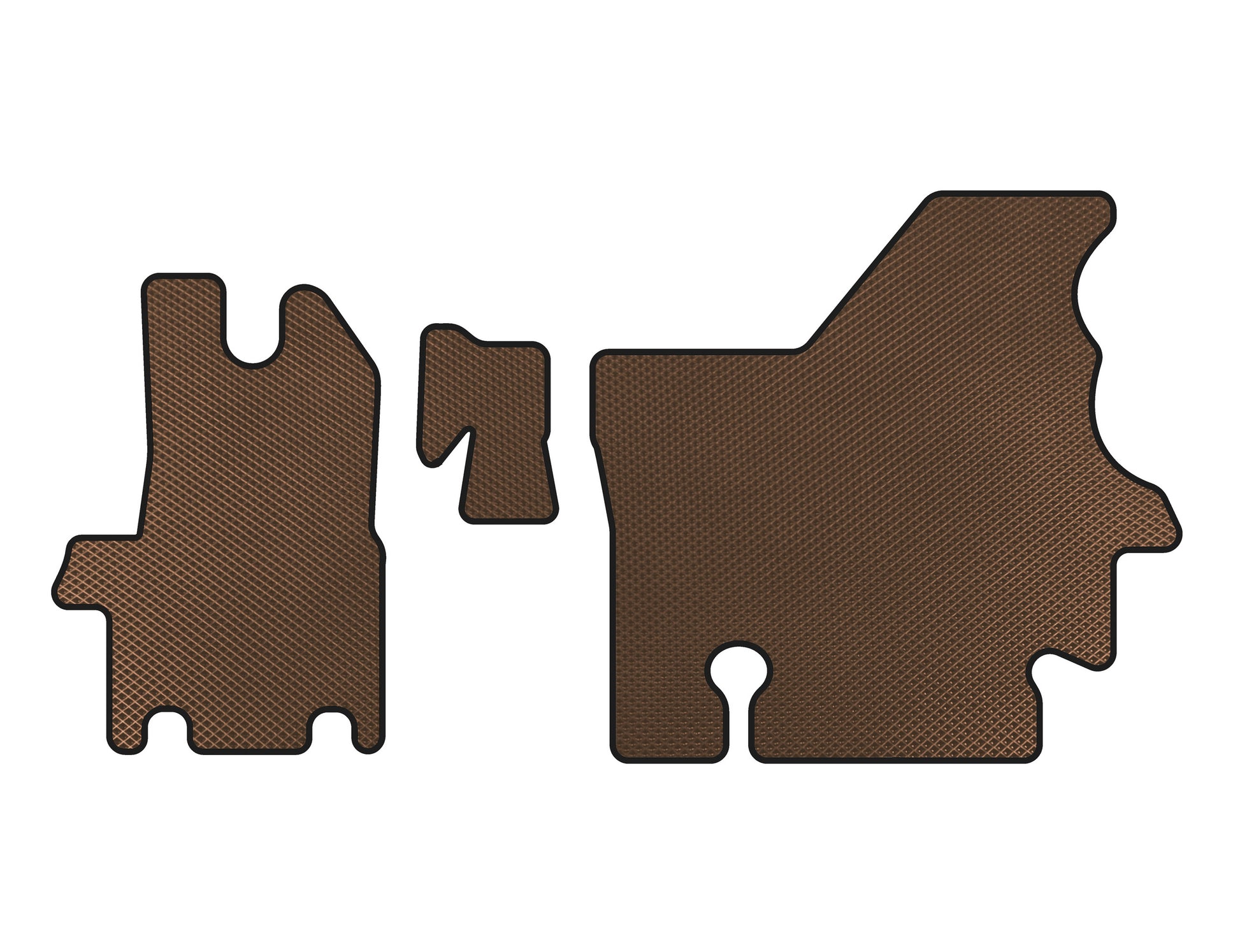 EVA Floor Mats (1998-2003, Brown) for Renault Master 1998-2010 - image 1