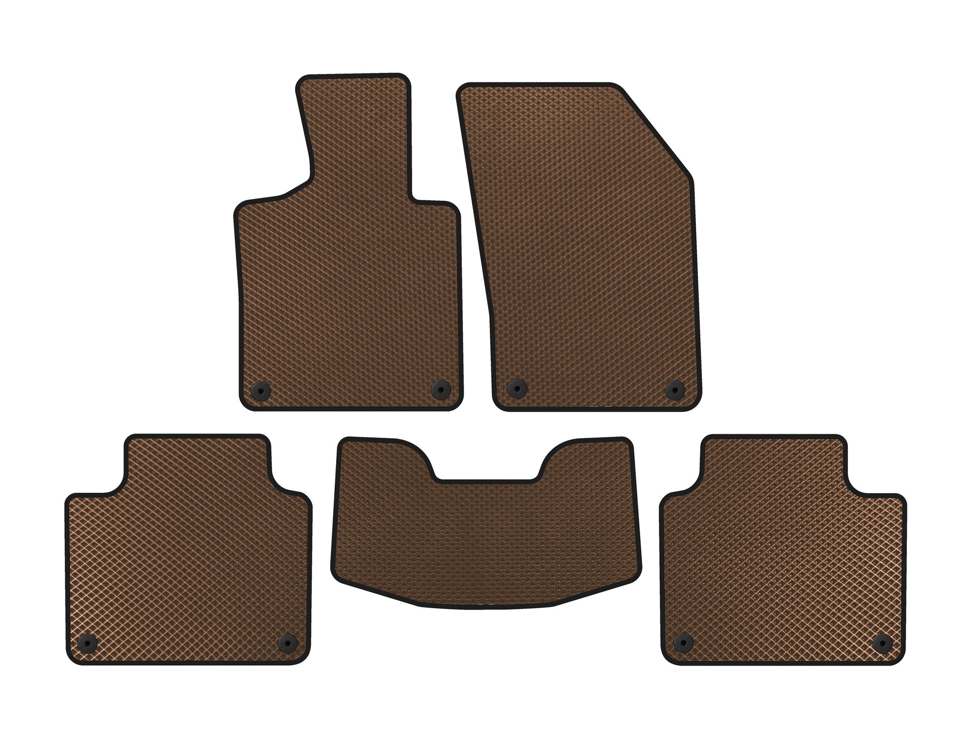 EVA Floor Mats (SW, Brown) for Volvo V90 1997-1998 - image 1