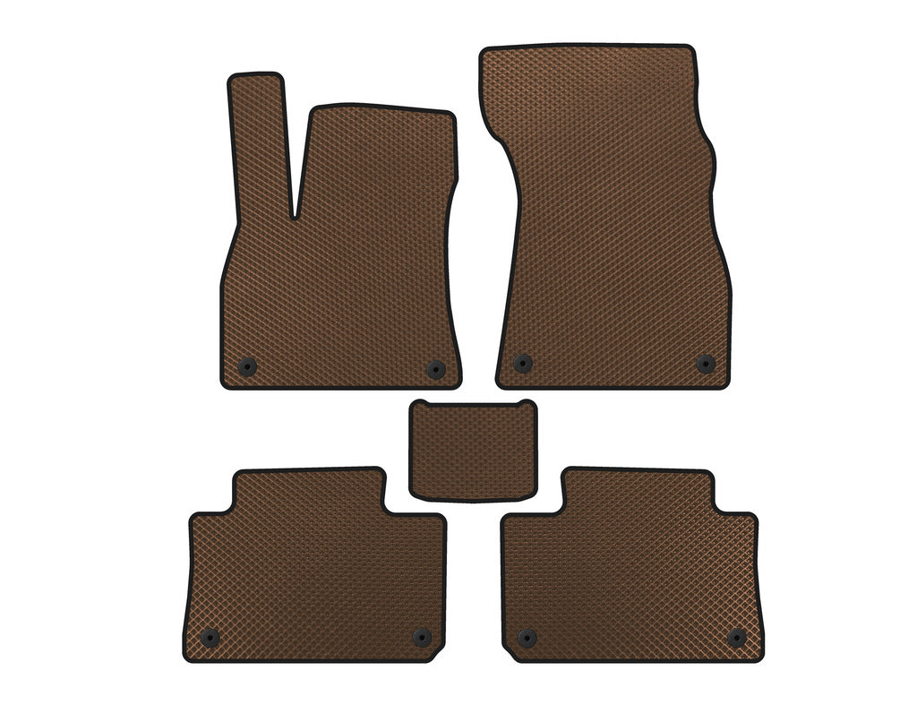 EVA Floor Mats (Brown) for Audi e-Tron 2018-2022 - image 1