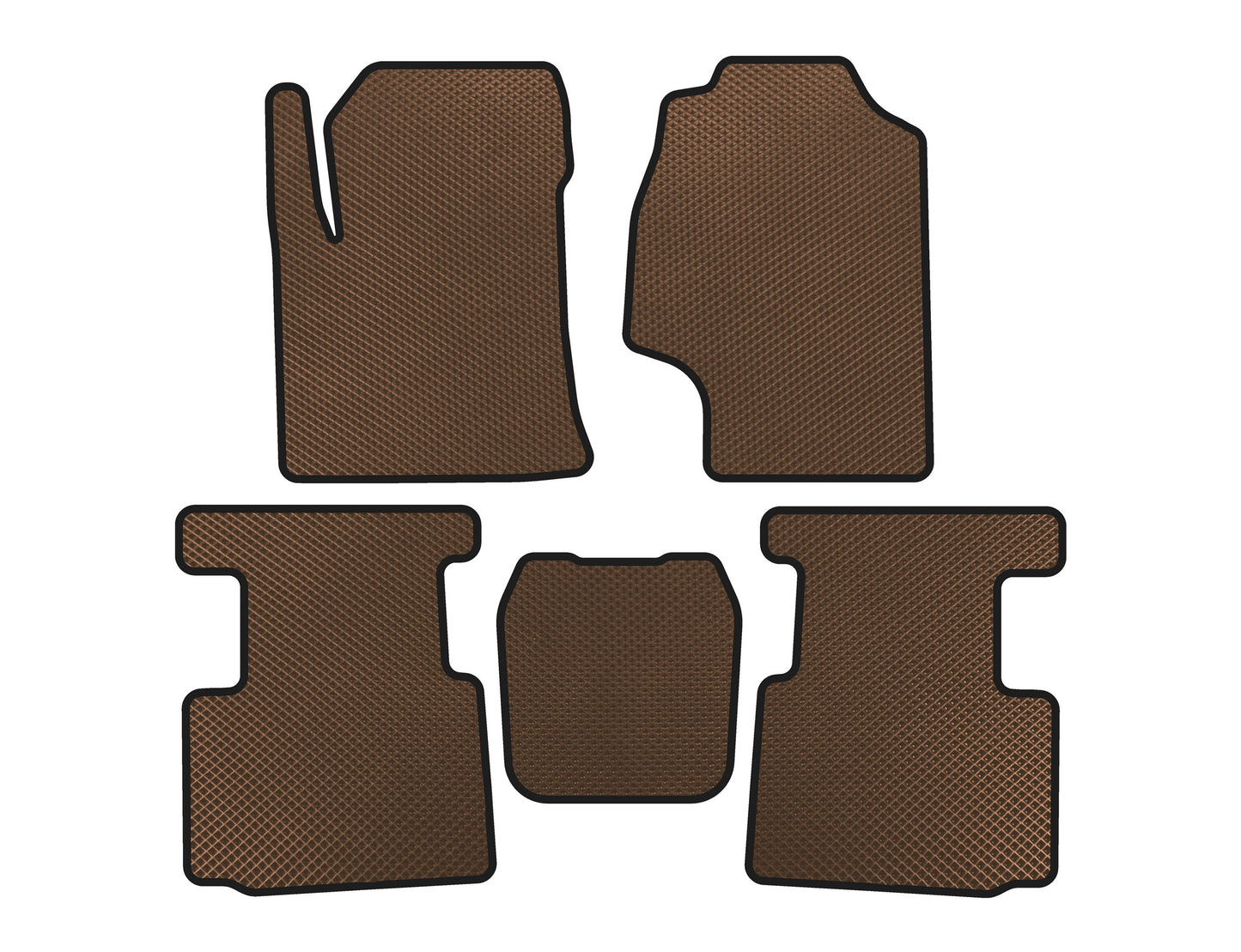 EVA Floor Mats (Brown) for GreatWall Haval H2 2014-2021 - image 1