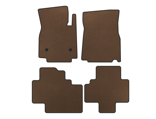EVA Floor Mats (EV, 2018-, Brown) for BYD Tang 2018- - image 1