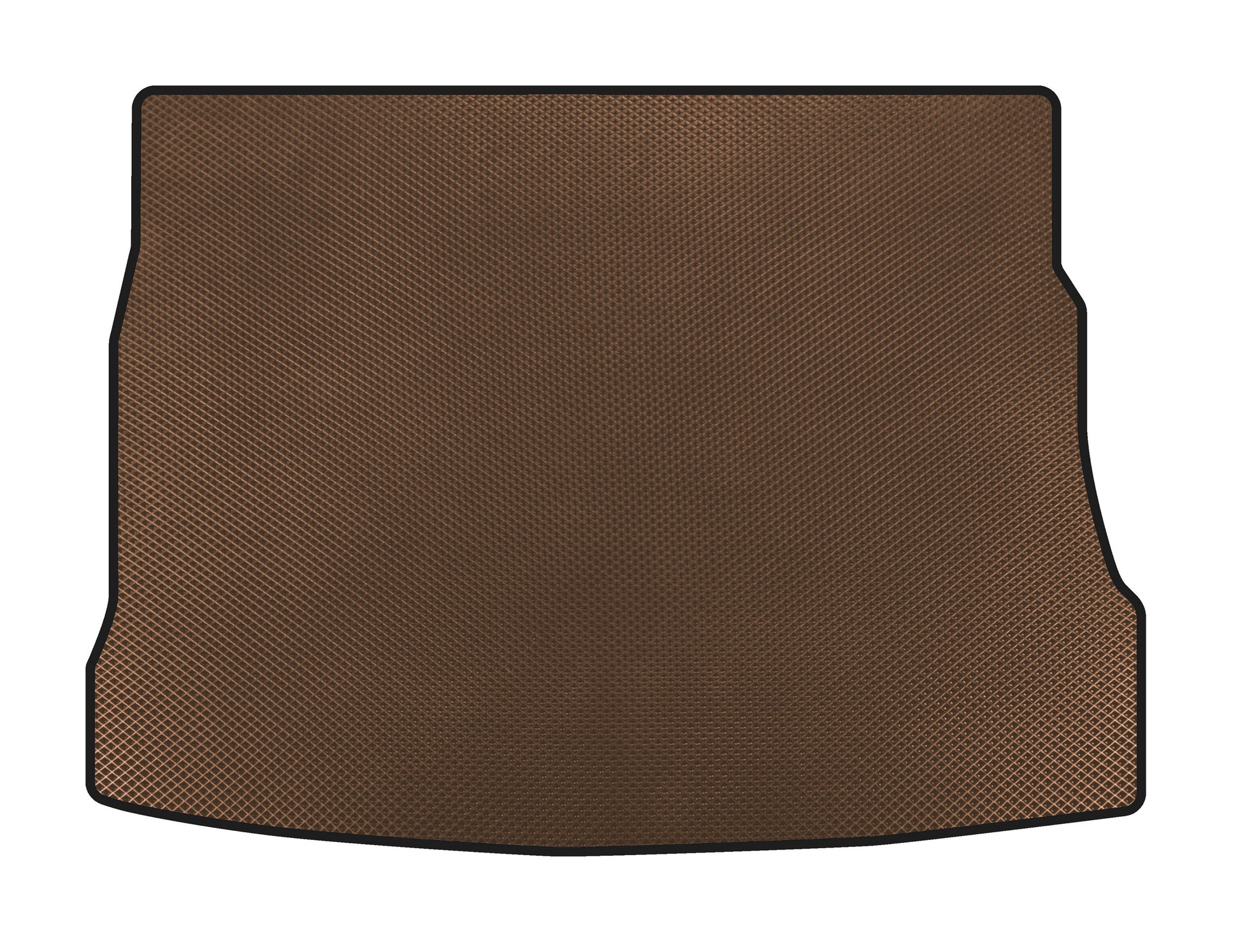 Trunk mat (2009-2012, HB, Brown) for Kia Ceed 2007-2012 - image 1
