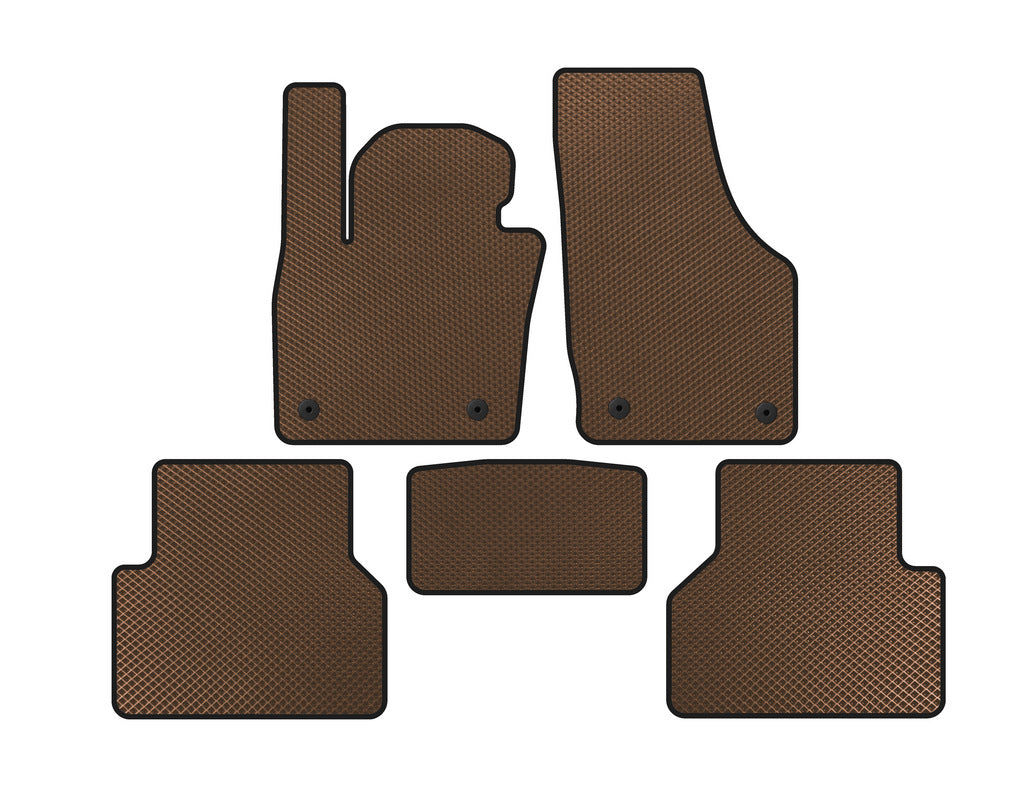 EVA Floor Mats (Brown) for Audi Q3 2011-2019 - image 1