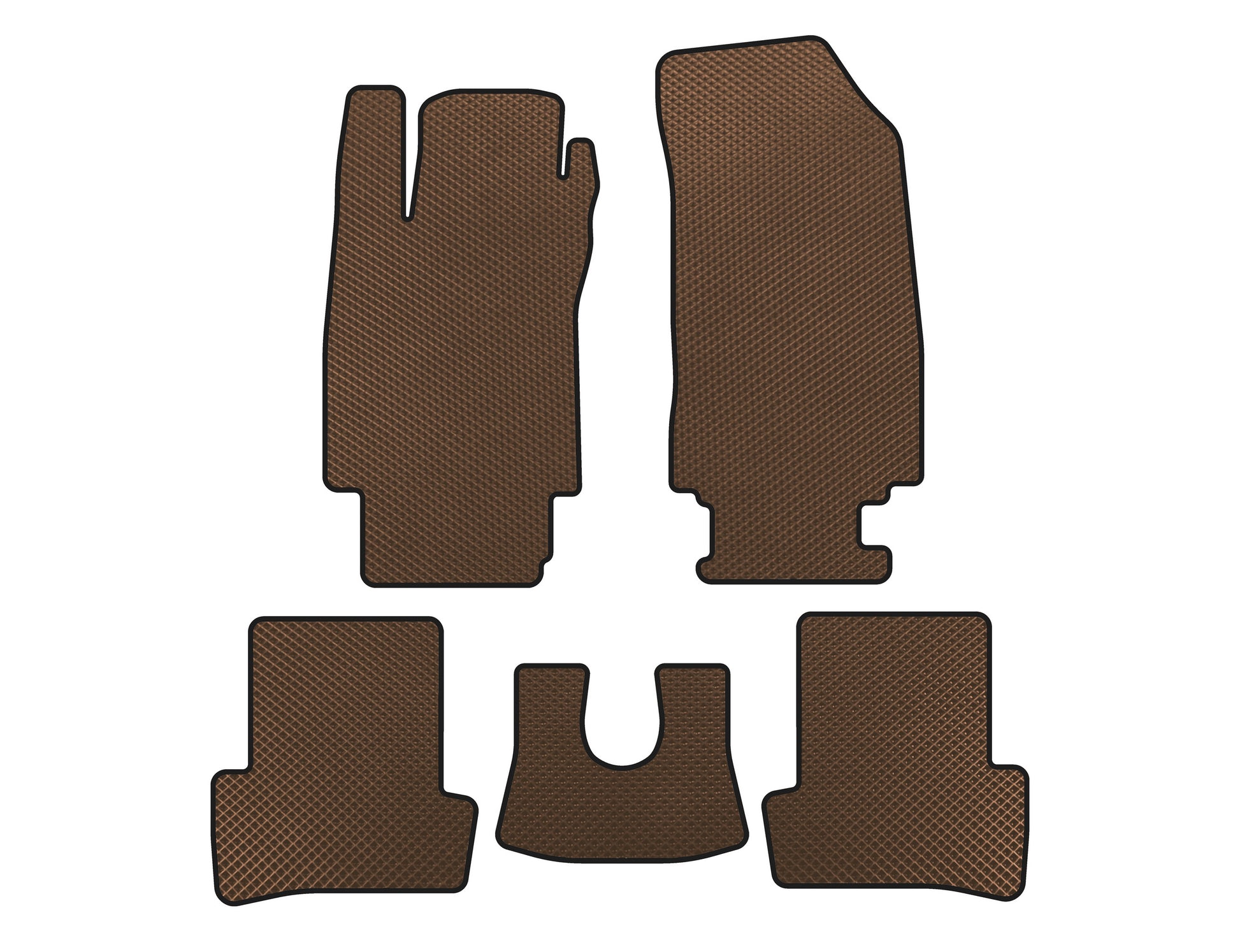 EVA Floor Mats (Brown) for Renault Clio III 2005-2012 - image 1