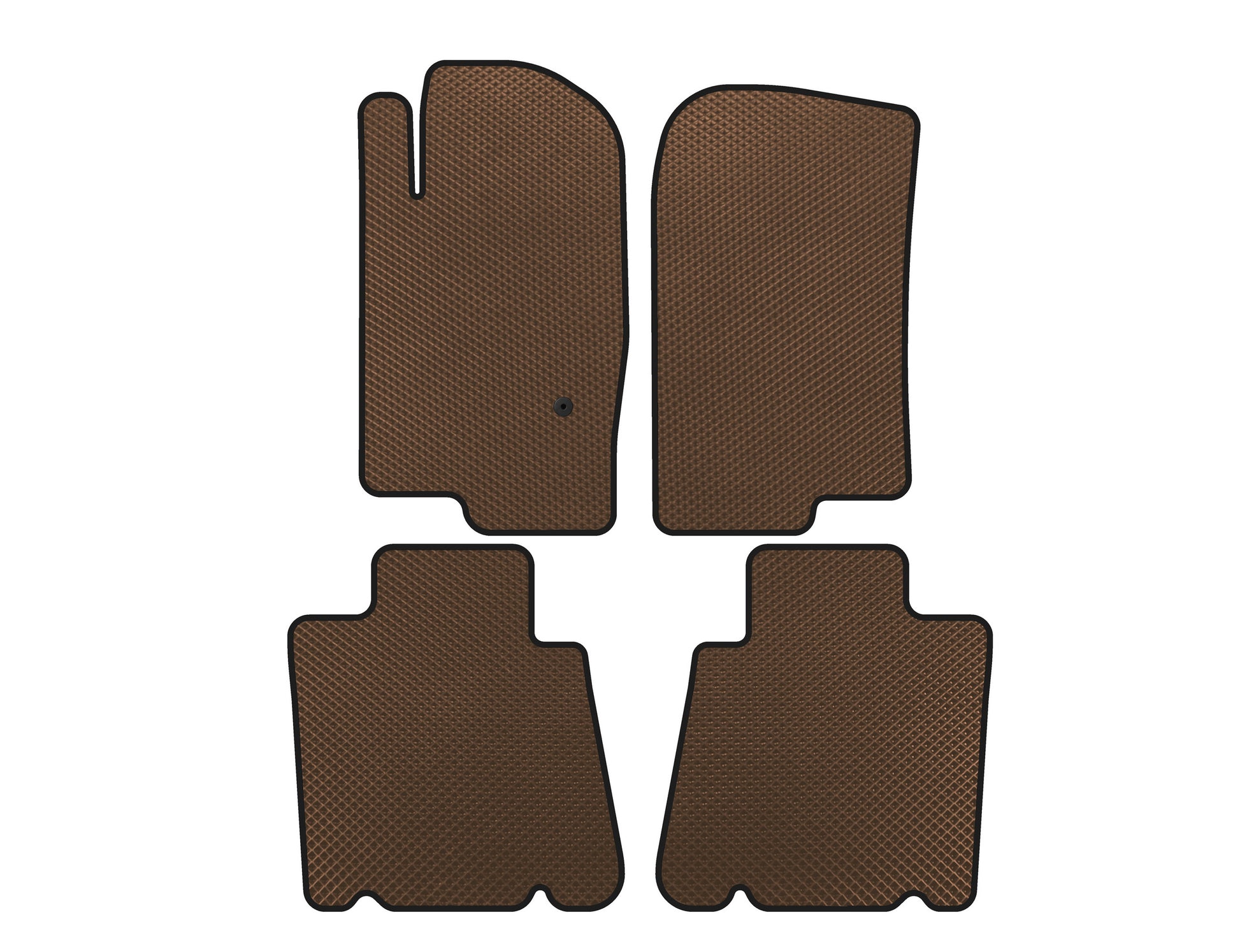 EVA Floor Mats (2 Rows, Brown) for Ford Explorer 2001-2005 - image 1