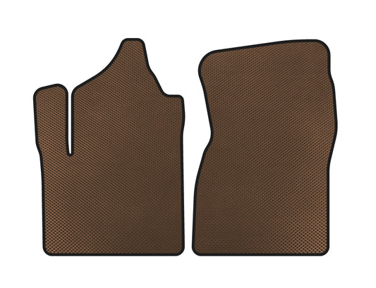 EVA Floor Mats (Brown) for GMC Sierra 2013-2019 - image 1