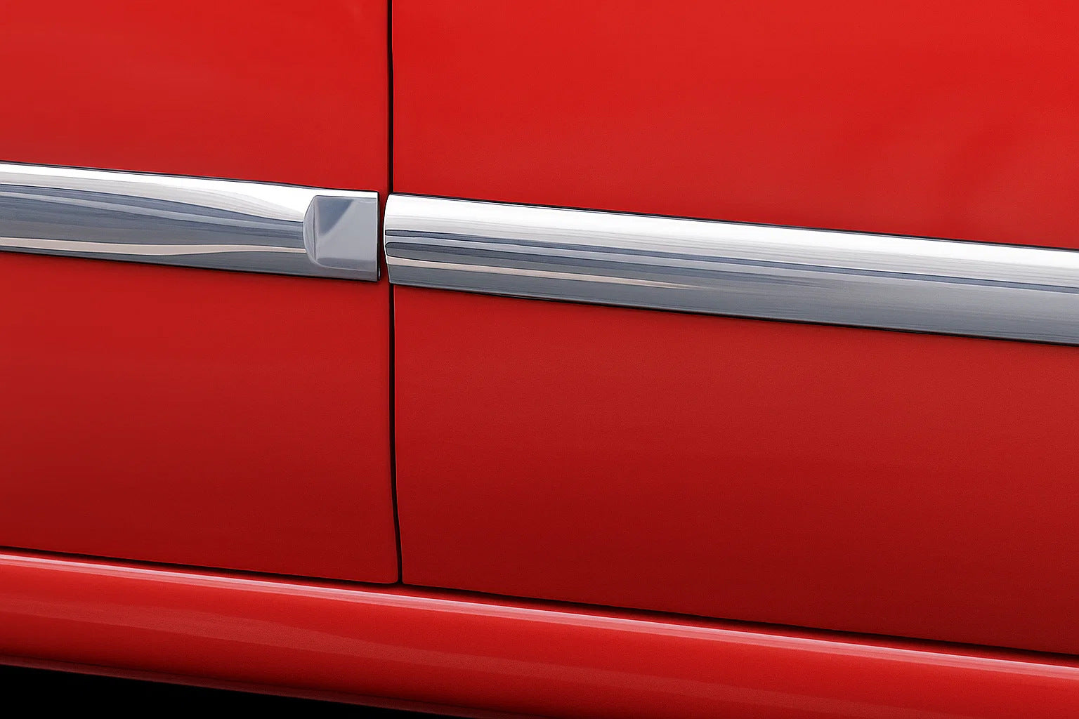 Door Mouldings Stainless Steel (4 pcs) for Ford Fiesta 2002-2008 - image 2