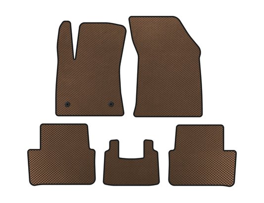 EVA Floor Mats (2016-2020, SW, Brown) for Renault Megane IV 2016-2025 - image 1