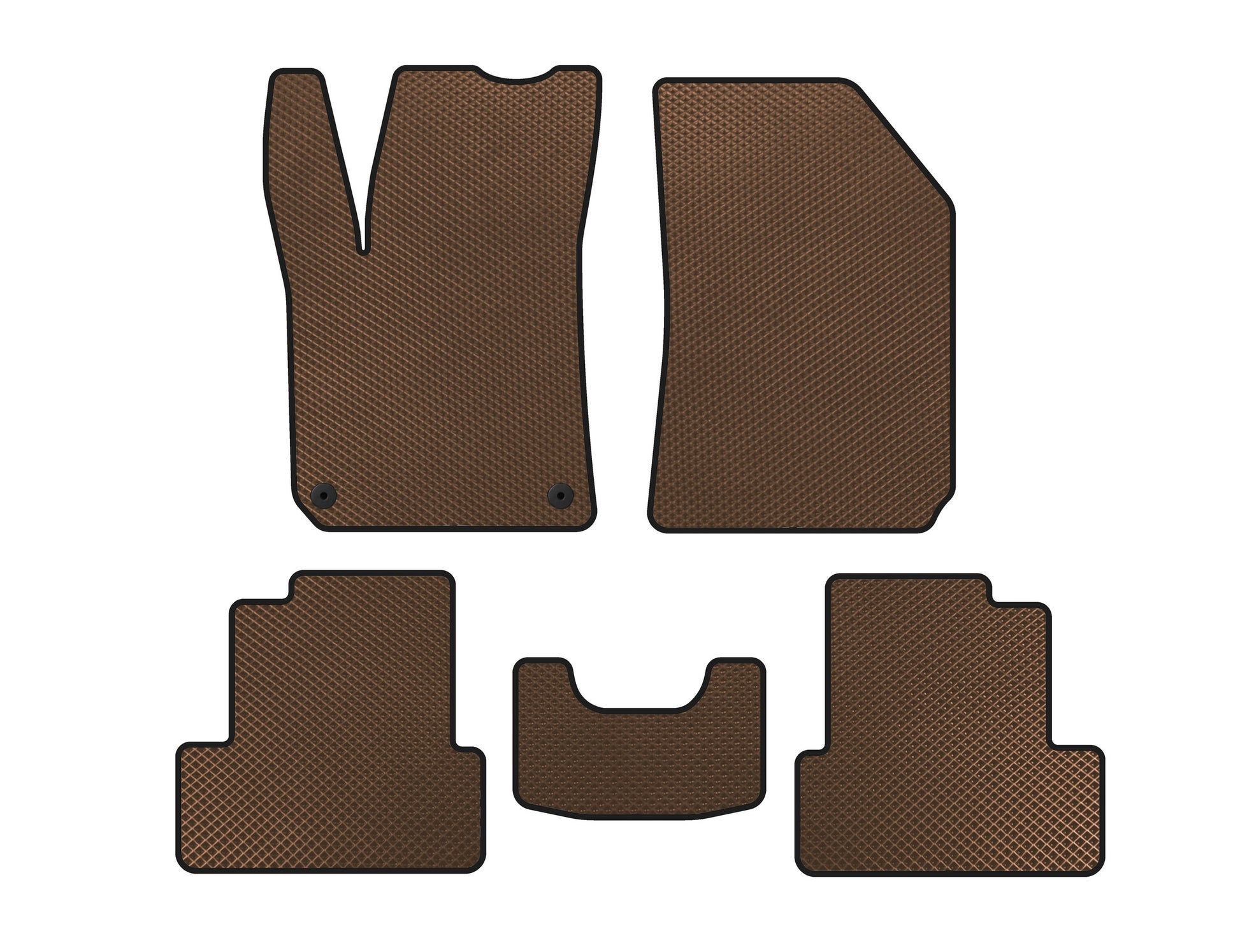 EVA Floor Mats (Brown) for Peugeot 308 2014-2021 - image 1