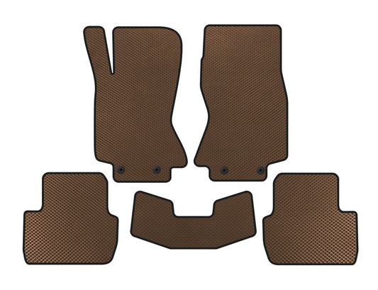 EVA Floor Mats (Brown) for Jaguar S-Type 1999-2008 - image 1