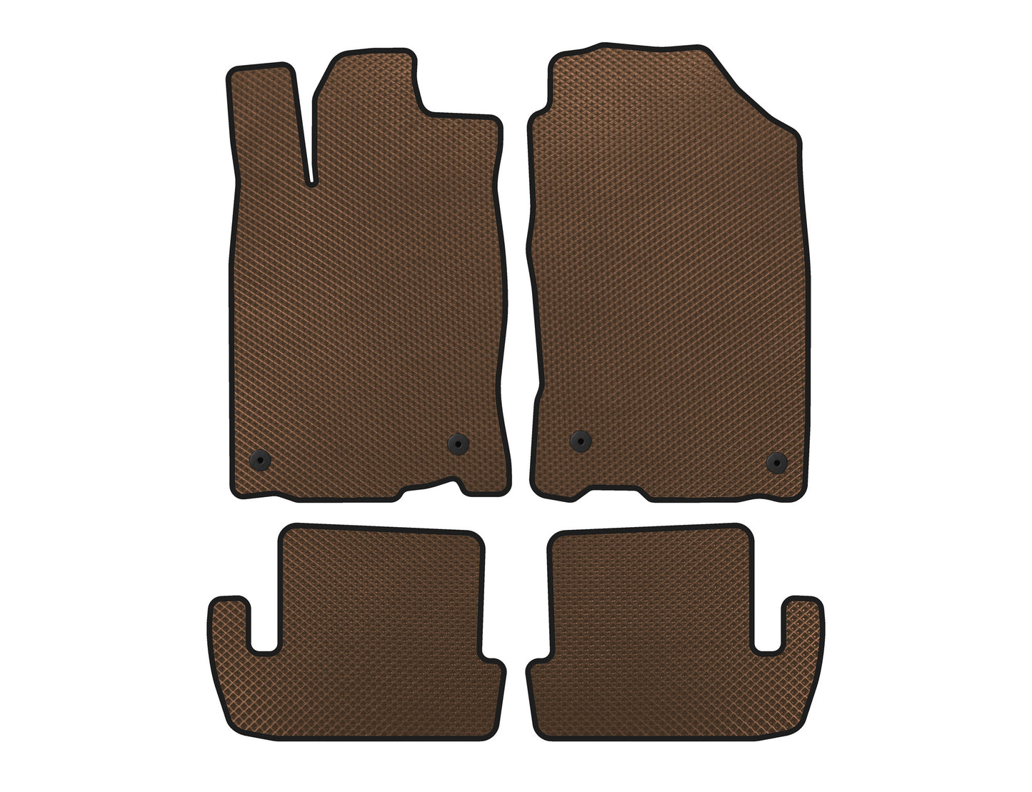 EVA Floor Mats (Brown) for Honda CR-Z - image 1