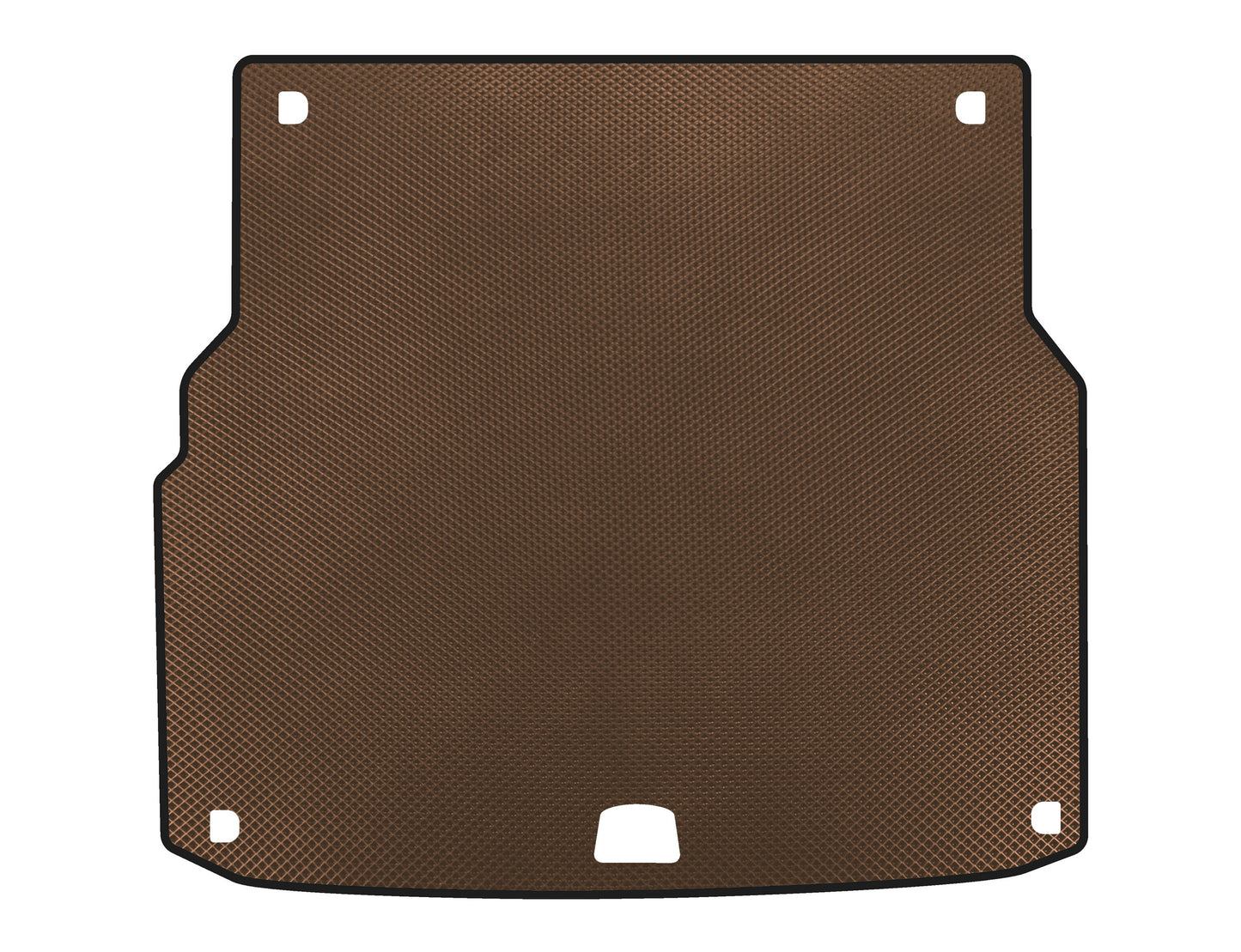Trunk Mat (2014-2017, SW, Brown) for Mercedes C-сlass W205 2014-2021 - image 1